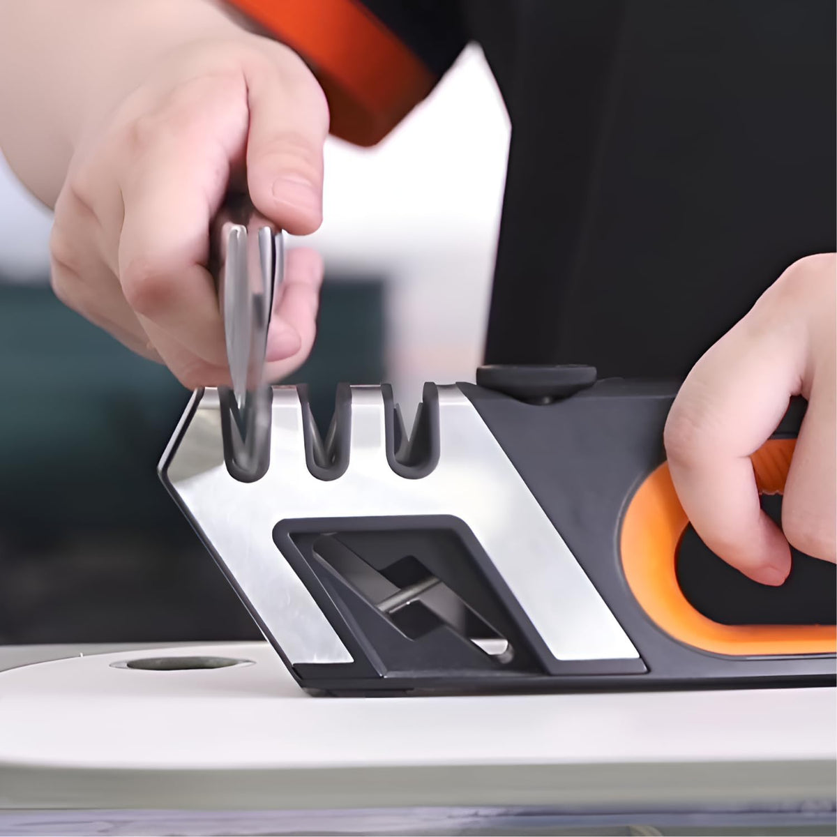 Elite Chefs™ Professional 4-Stage Adjustable Knife Sharpener