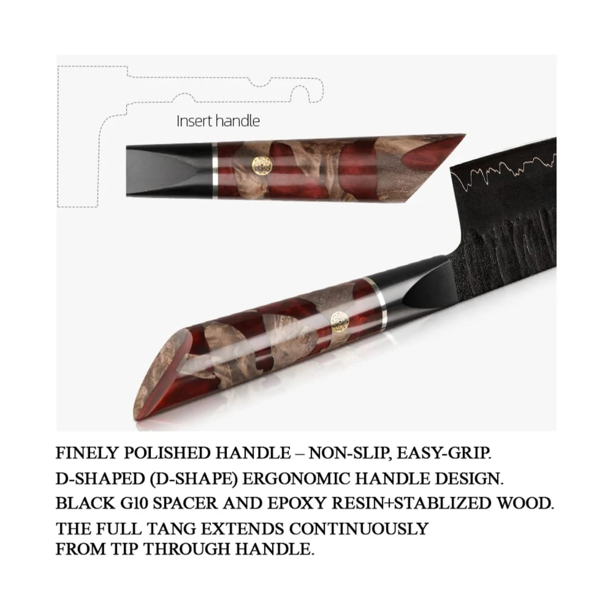 Elite Chefs™ 210mm Japanese VG10 Gyuto Chef Knife