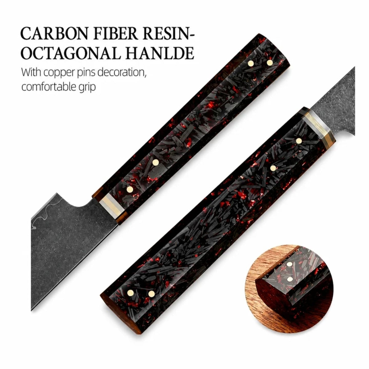 Elite Chefs™ 9-Inch Gyuto Chef Knife — VG10 Core, 3-Layer Clad Steel