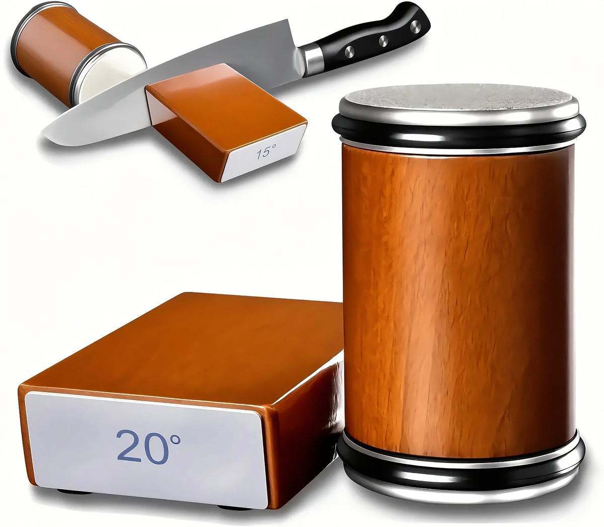 Elite Chefs™ Magnetic Cylindrical Knife Sharpener